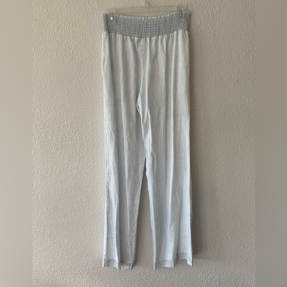 Bella Dahl light blue linen pants size small